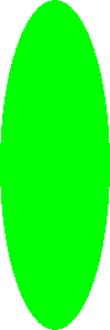 Grüne Ellipse