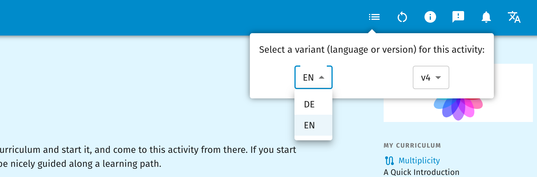 Activity Language